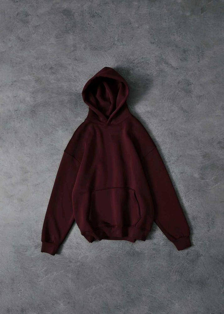 Burgundy Oversized Hoodie