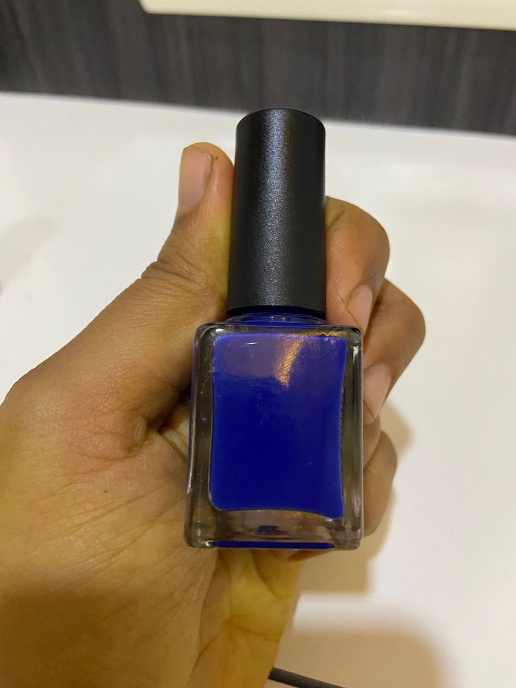 Glimmer Dark Blue Nail Paint