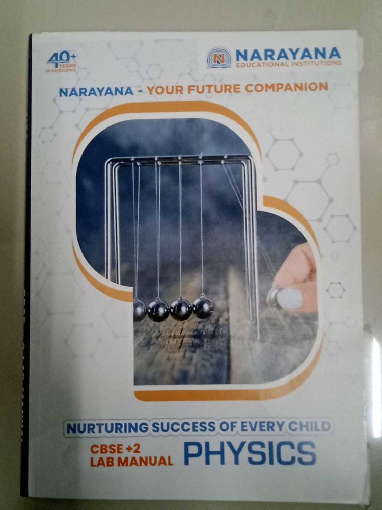 Narayana CPC Class 12 Lab Manual Physics