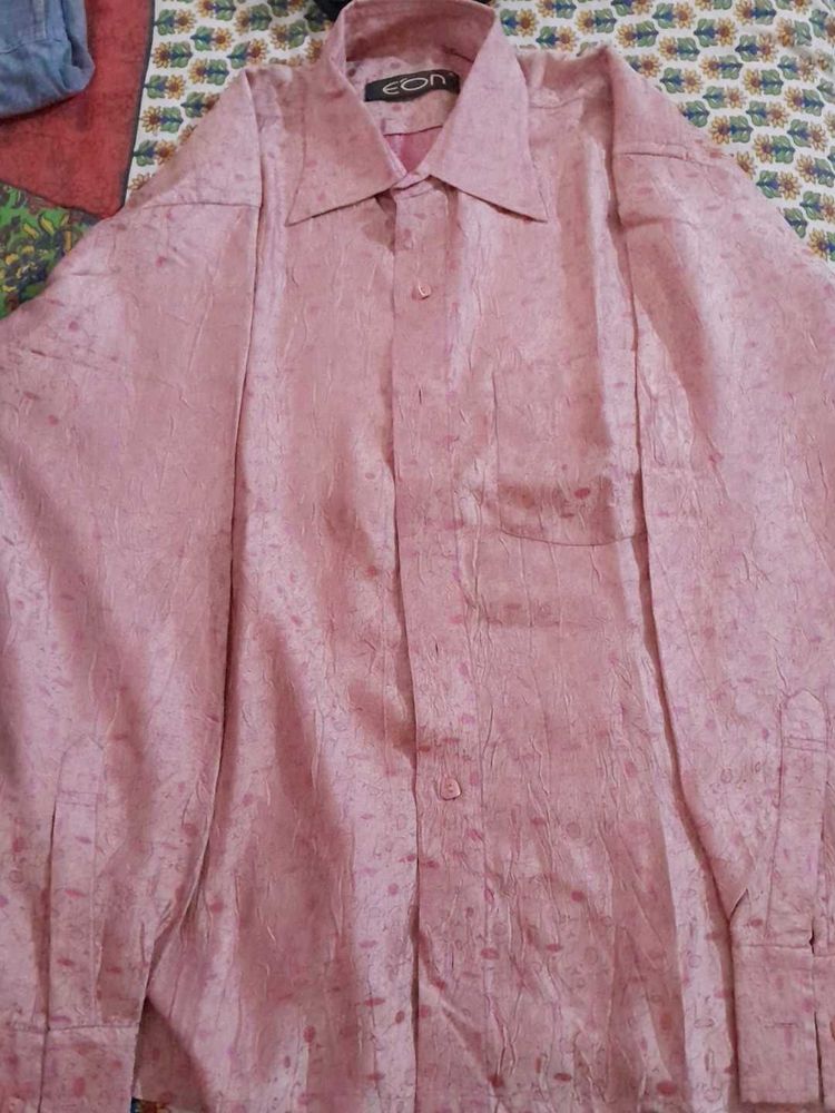 pure Silk Shirt For Mens Party Wear