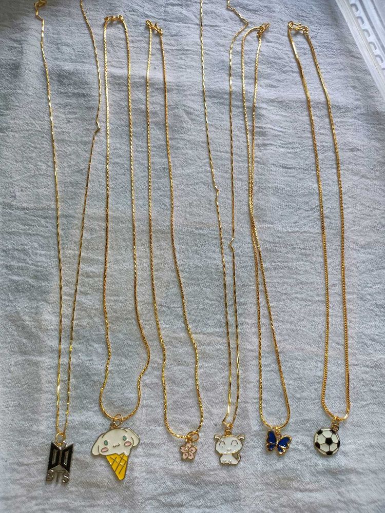6 Cute Charm Necklaces