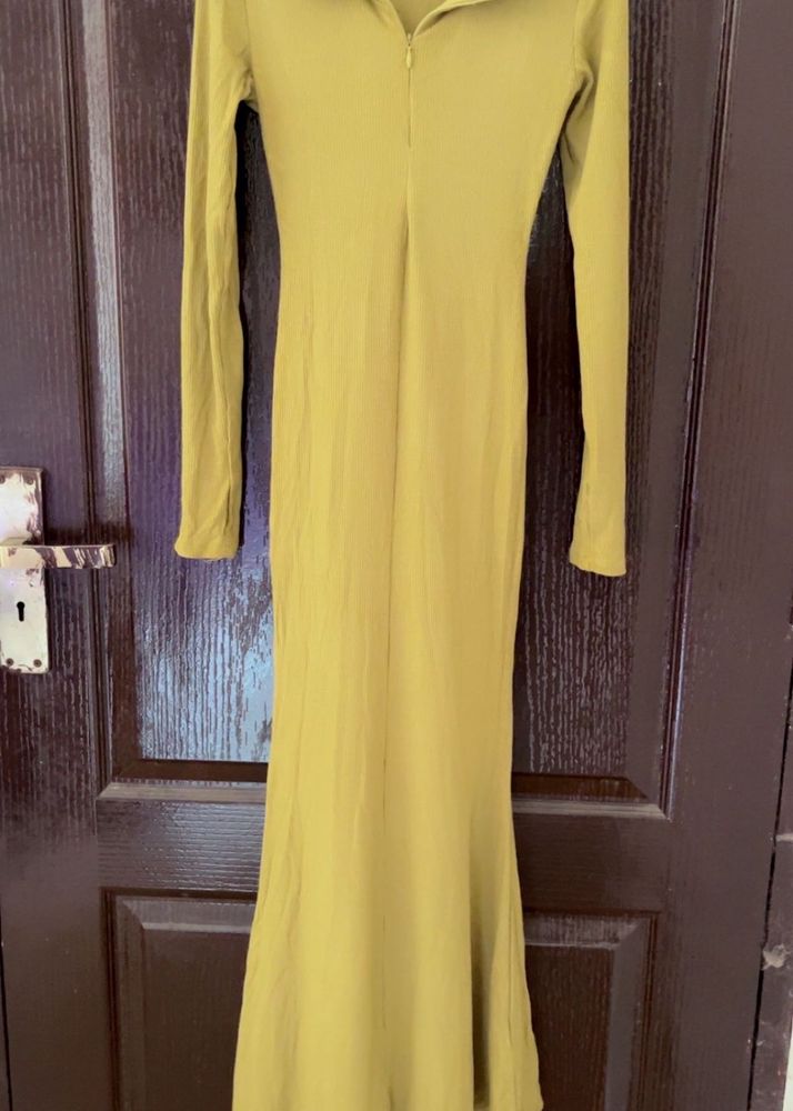 Elegant Green Maxi Dress
