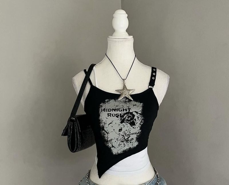 Graphic Print Tank Top