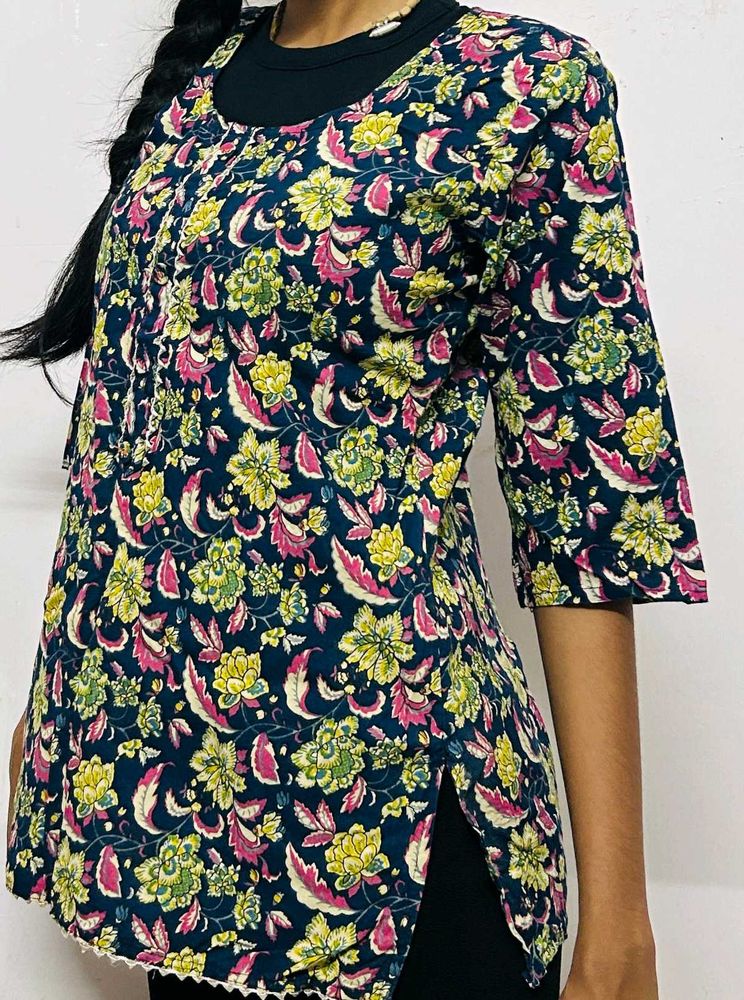 Jaipuri Short Cotton Kurti