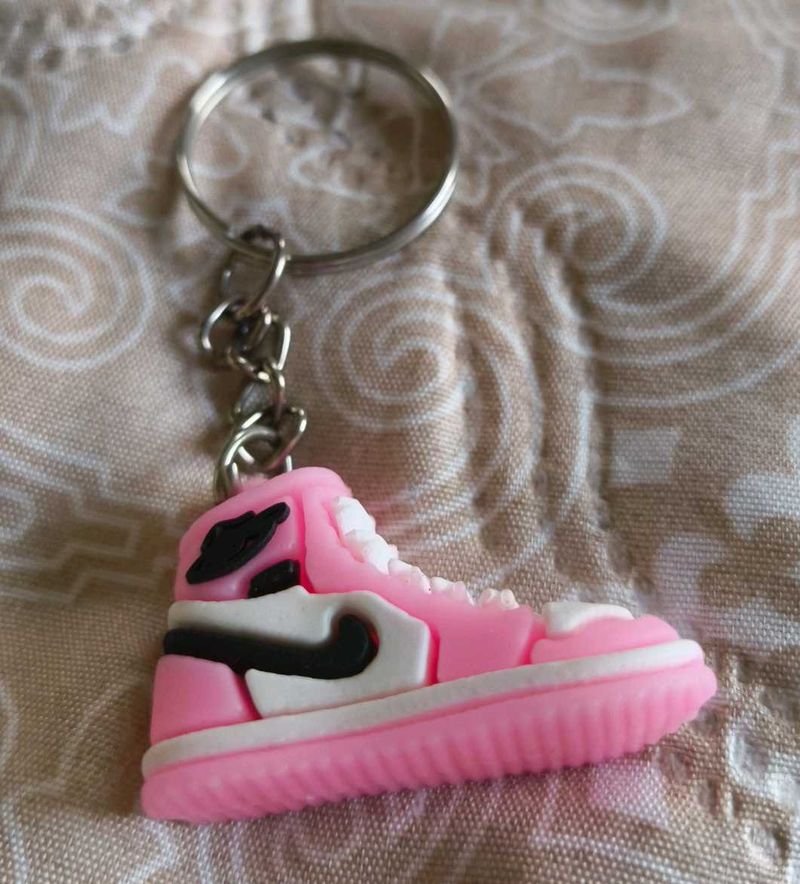 Pink Sneaker Keychain