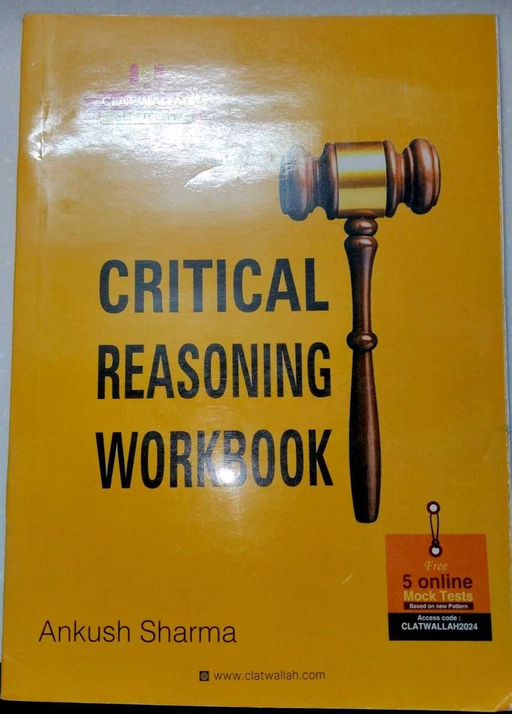 CR Workbook for CLAT exam preparation