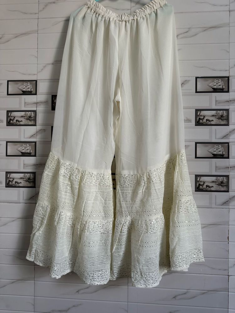 White Palazzo Pants