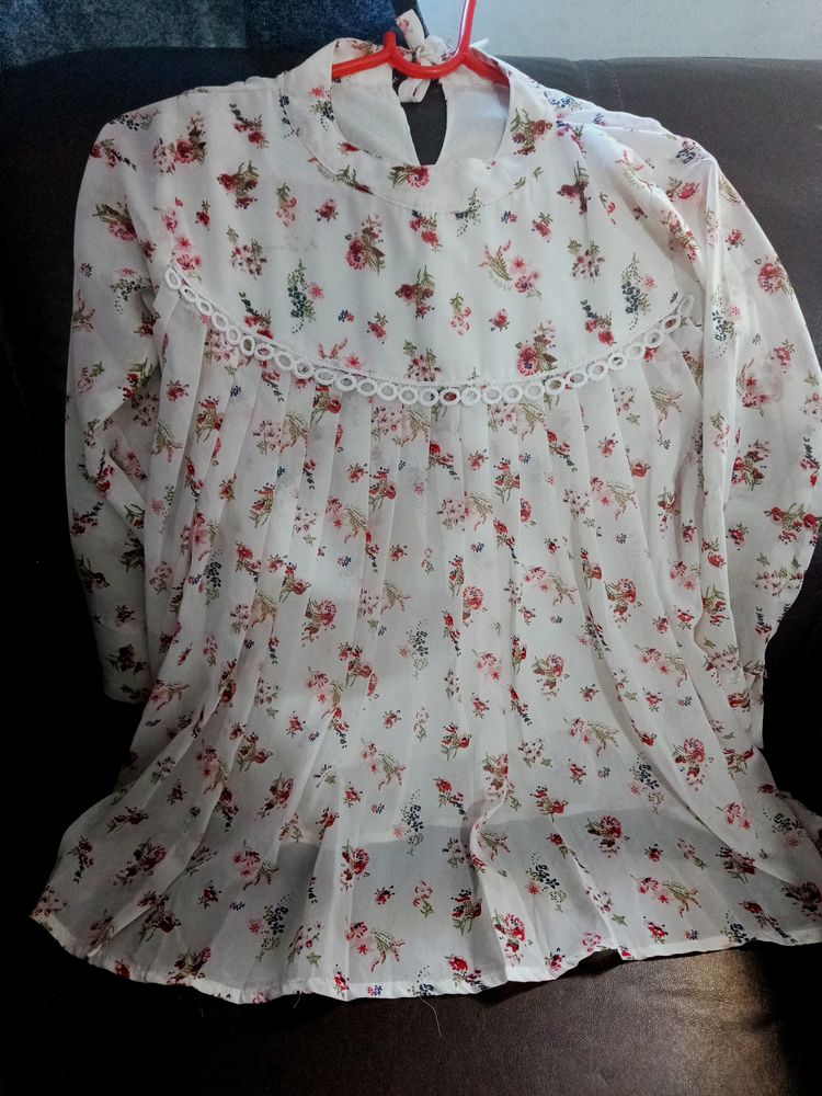Formal Printed Top