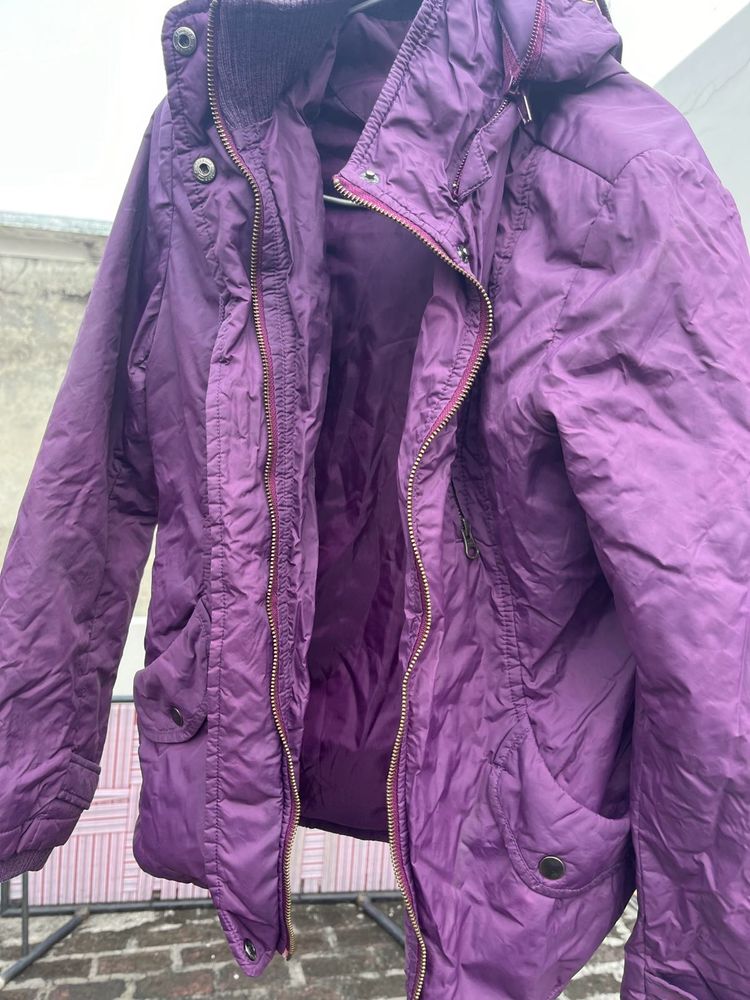 Winter Jacket With Removable Fur Hoodie