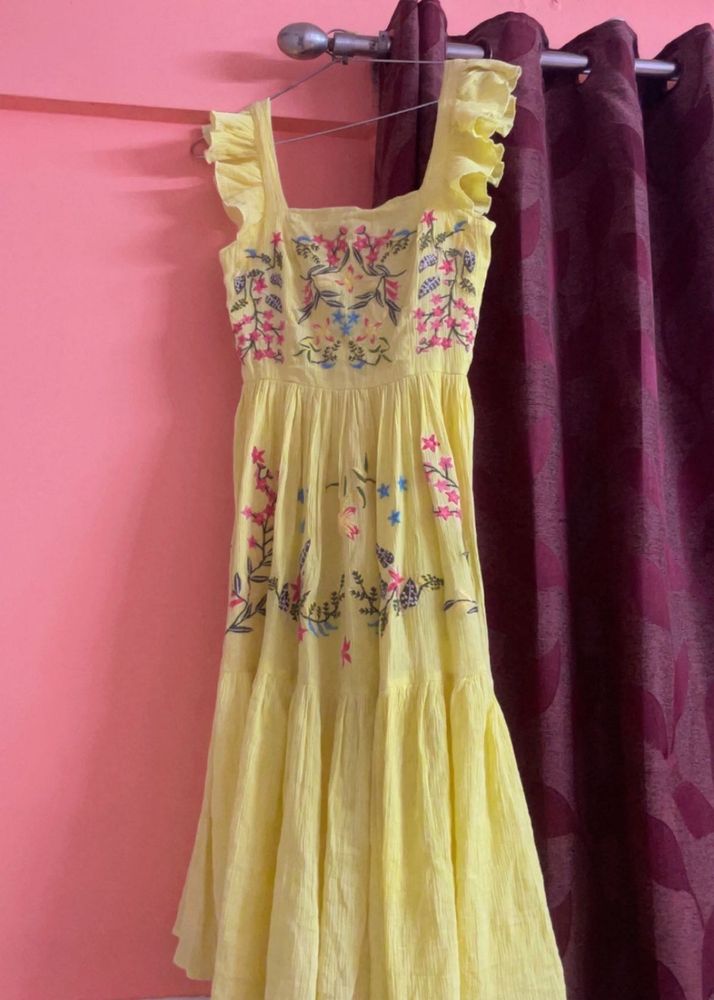 Butter Yellow Dress