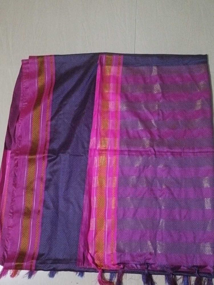 Elegant Purple Khan Saree