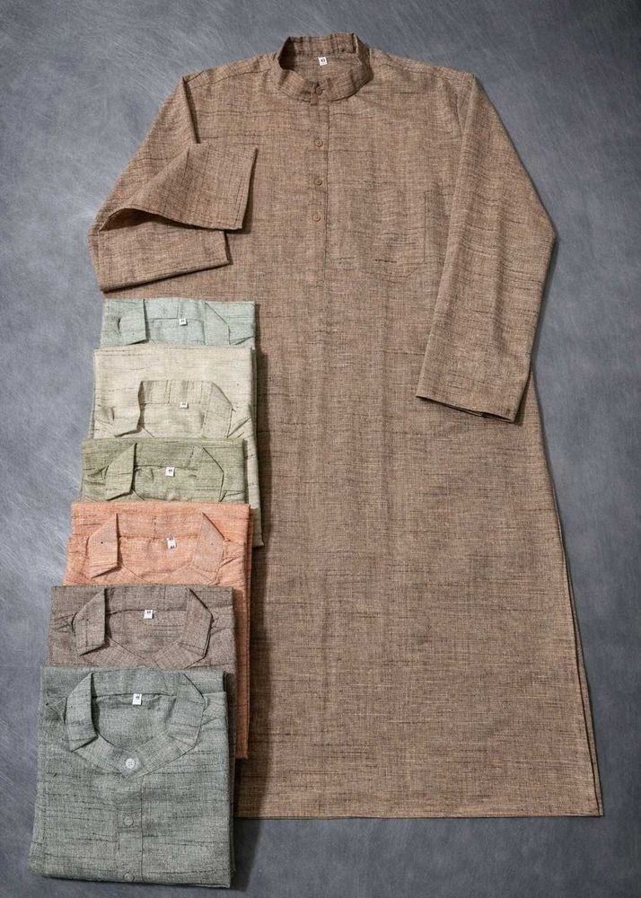 New Khadi Cotton Kurta Ne