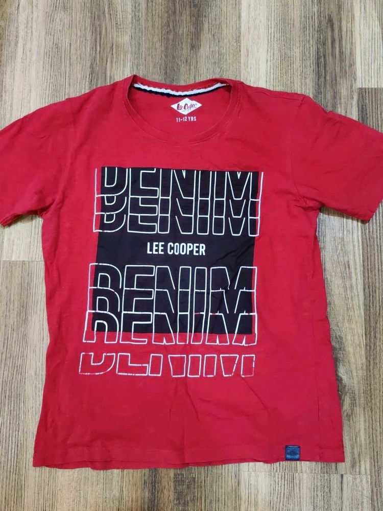 Lee Cooper Denim Graphic Tee