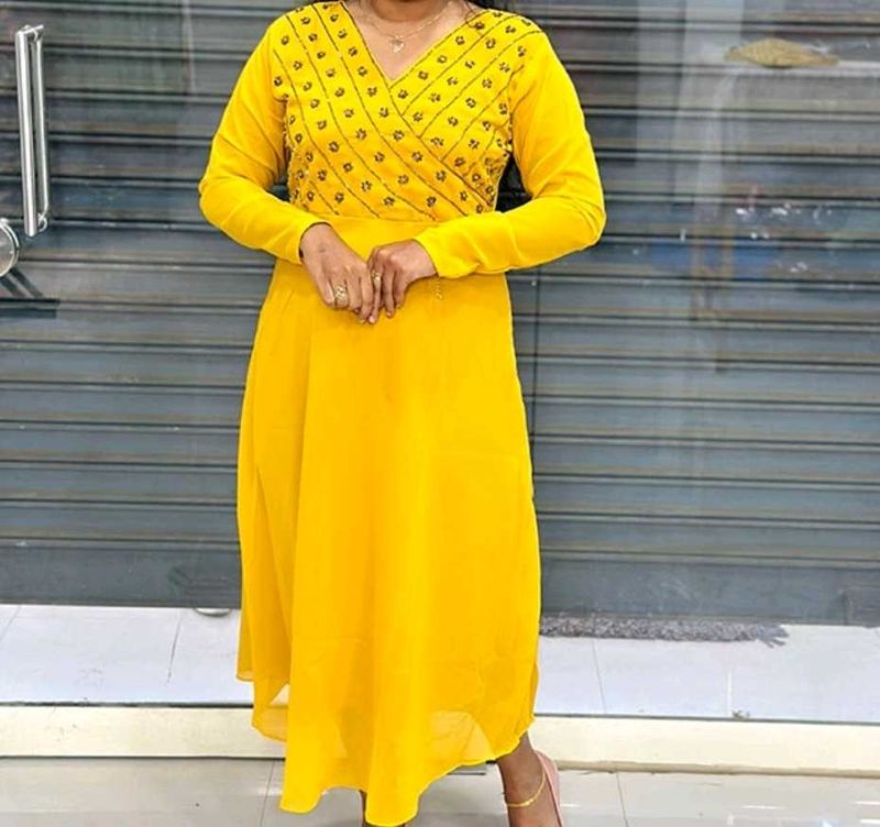 Georgette Handworked Top