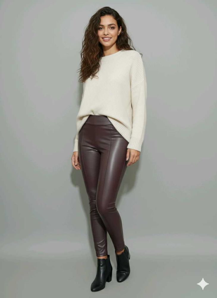 Stylish Faux Leather Leggings size fir 30 to 34