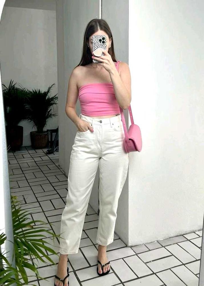 White Mom Fit Jeans | Women