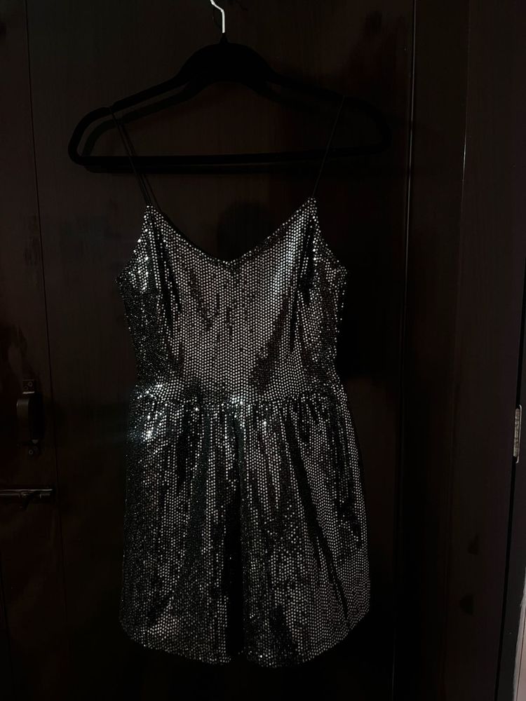 H&amp;M Black Shine Jumpsuit