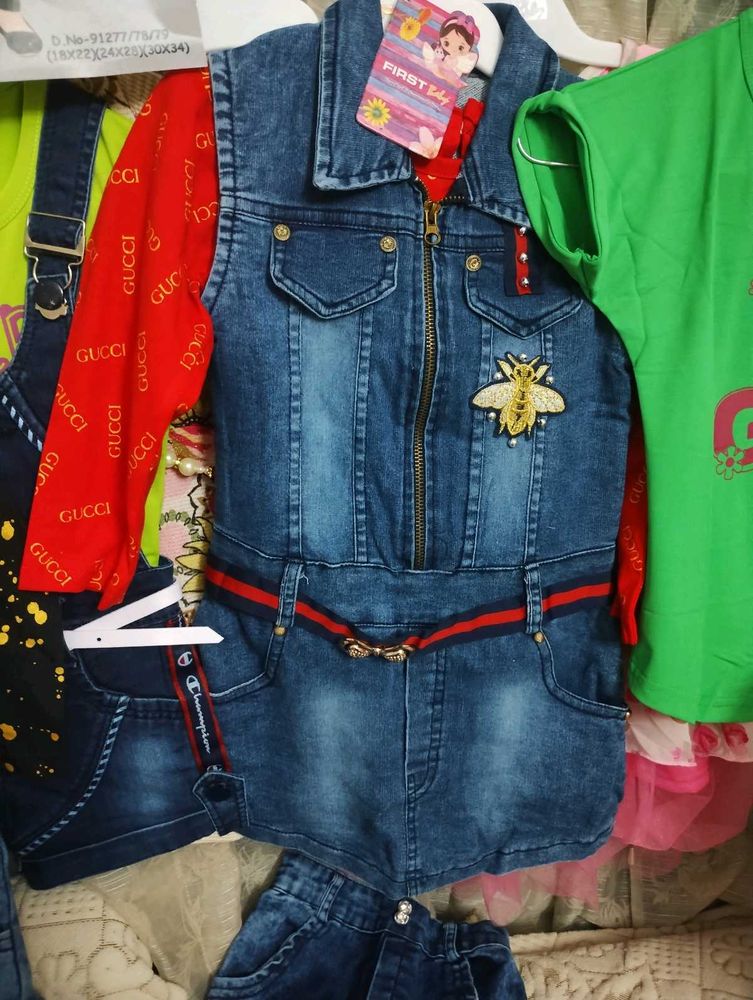 Cute Denim Dress Outfit