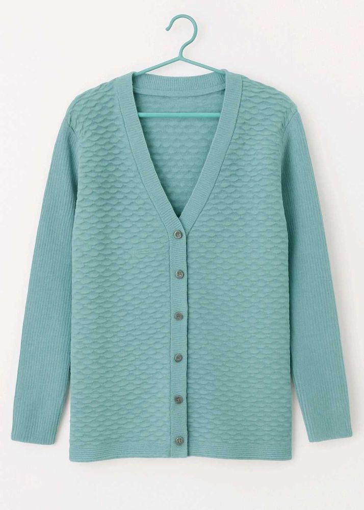 sweater Aqua Knit Cardigan