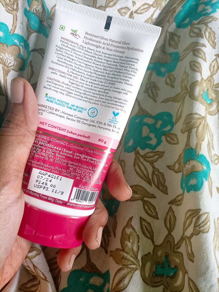 Mamaearth Beetroot Face Cream