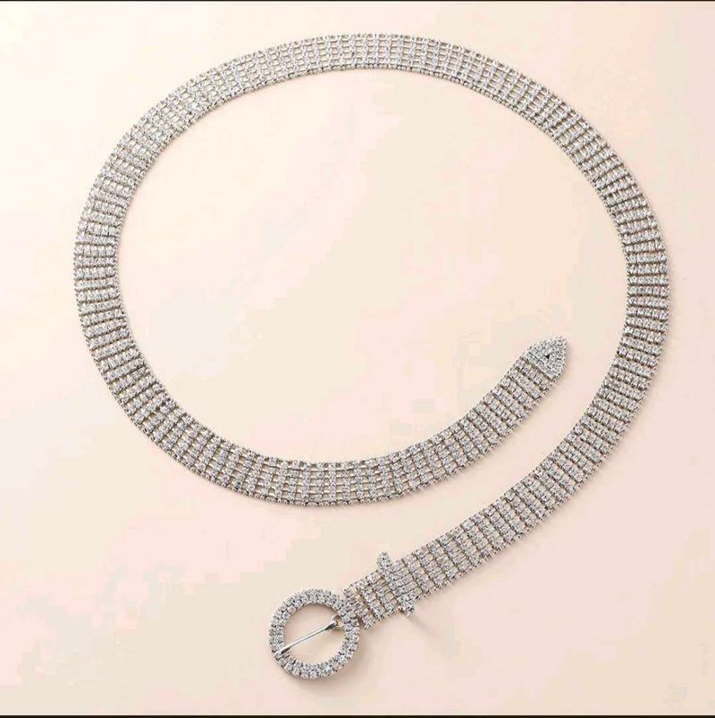 Sparkling Rhinestone Belt