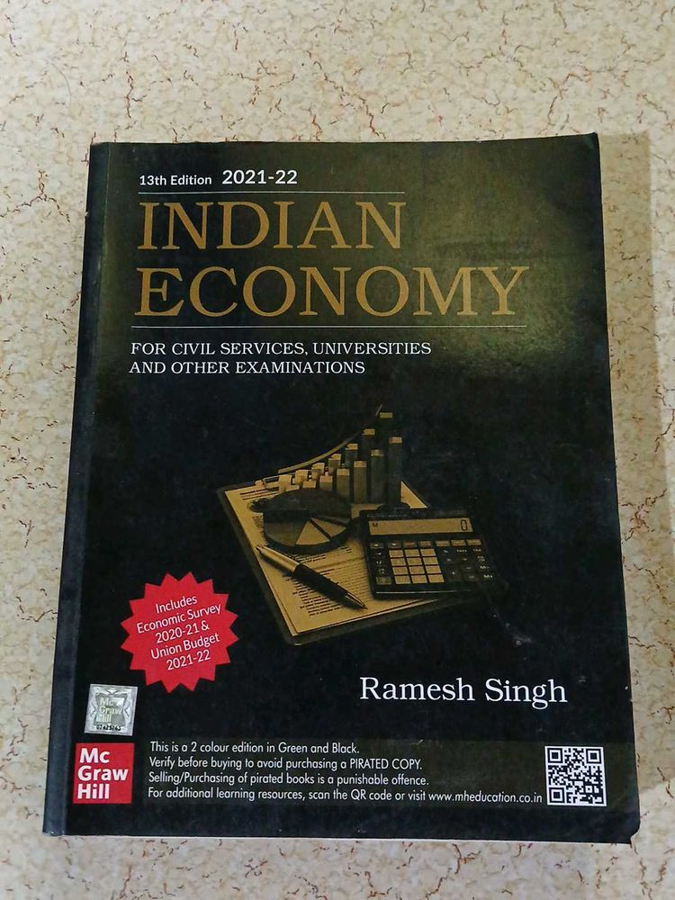 Indian Economy book by Ramesh Singh