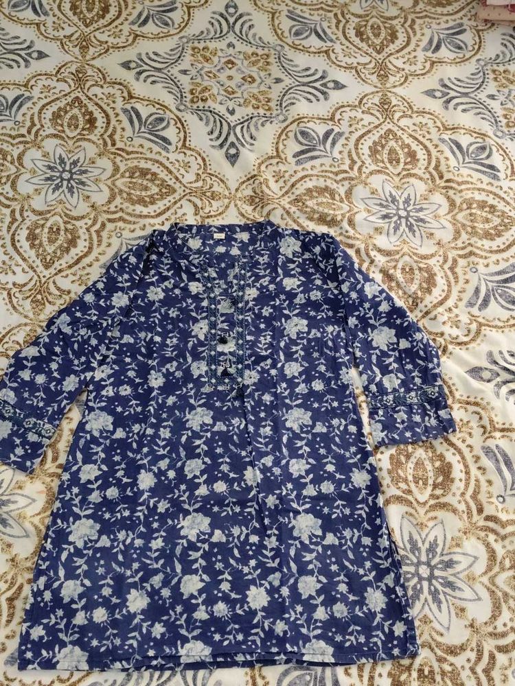 Floral Print Kurta