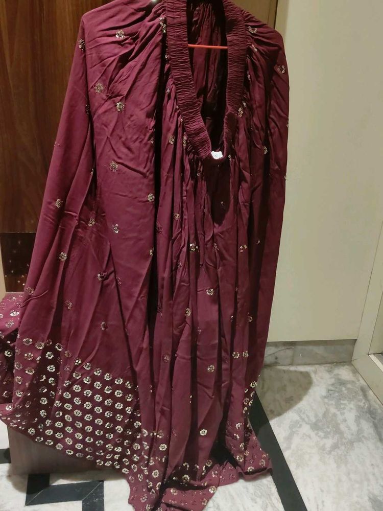 Maroon Skirt