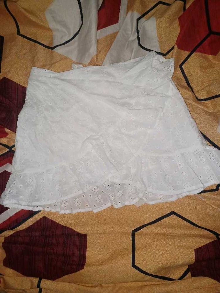 White Lace Skirt