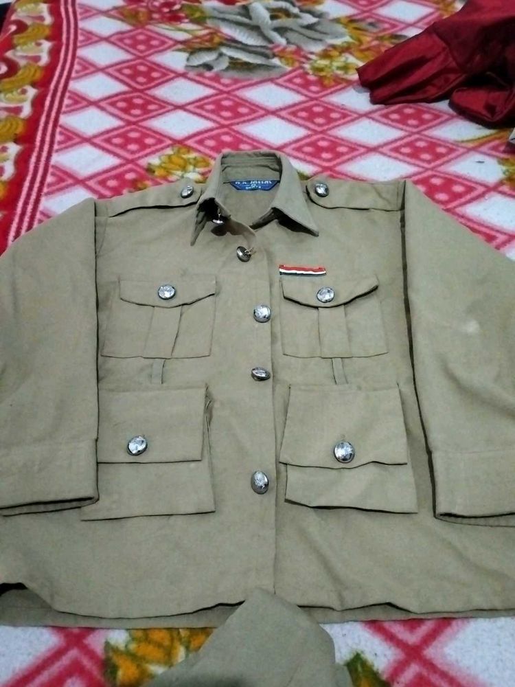 Little Boy's Police fancy dress with cap