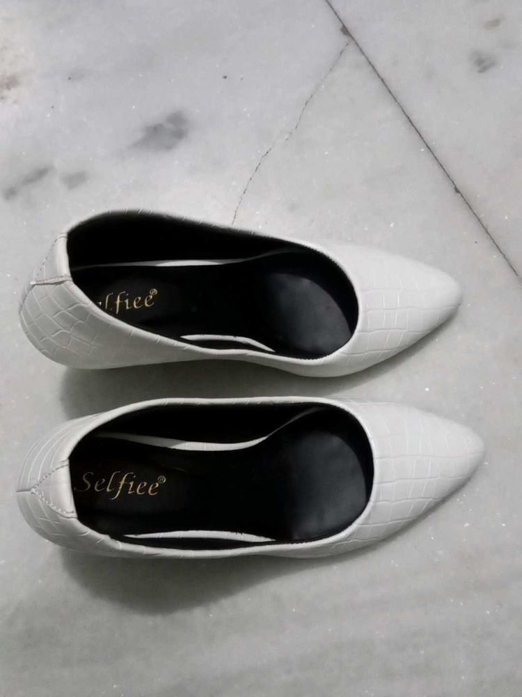 New White Pencil heels