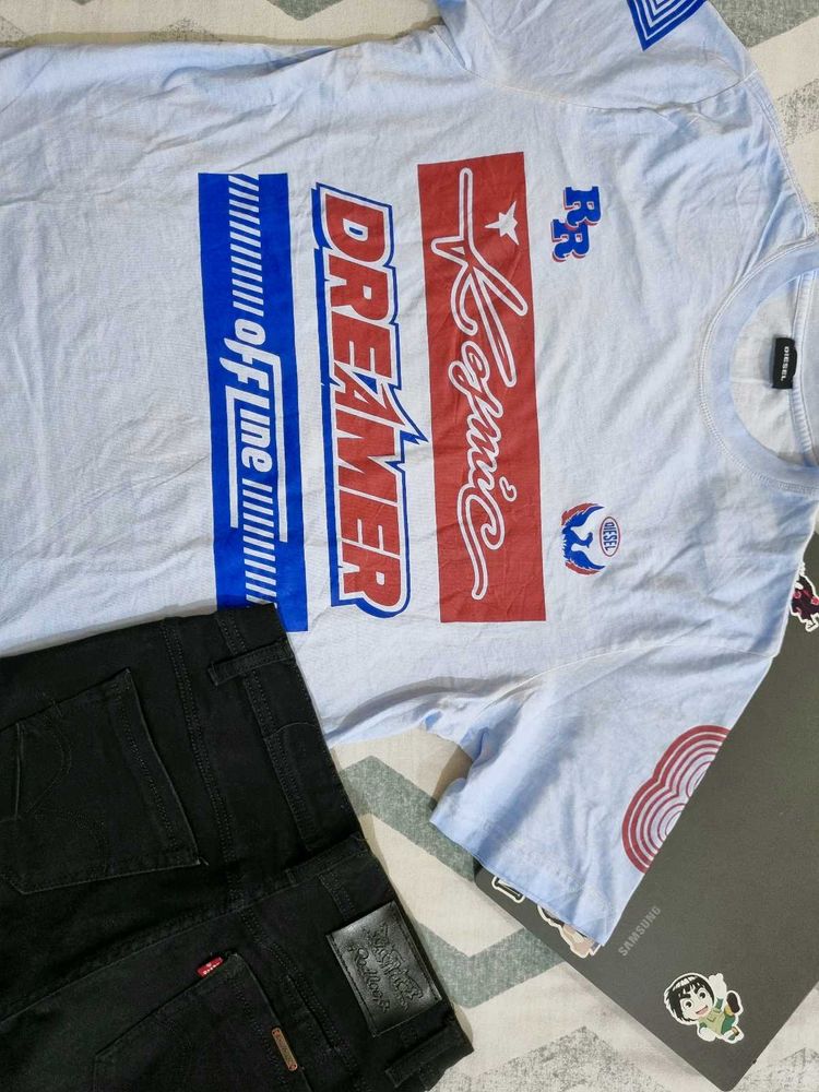 New DIESEL Graphic T-Shirt