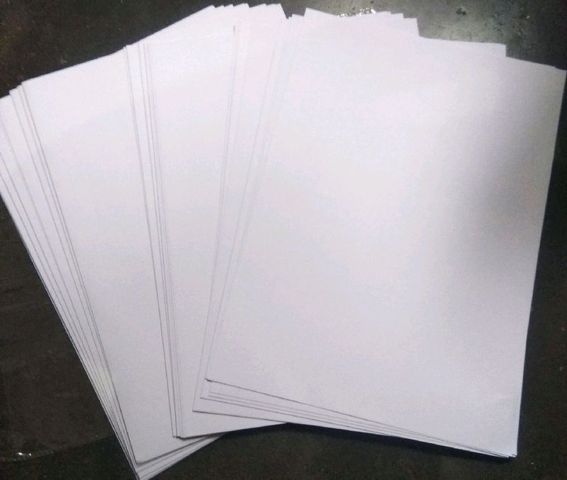 100 Plain White A4 Size Sheets Packed