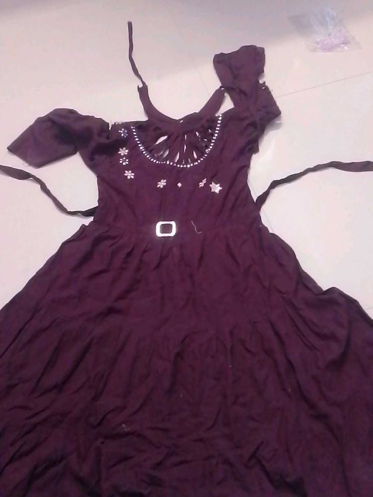 Elegant Purple Dress