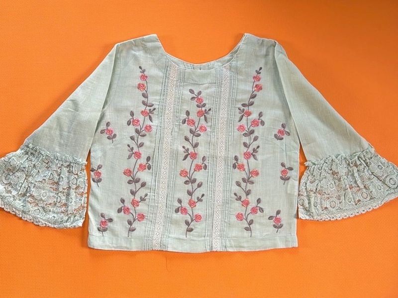Floral Embroidered Top