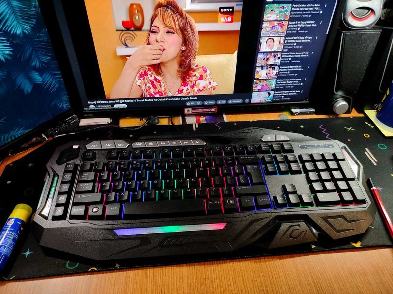 Gaming Keyboard with RGB (Mechanical Feel)