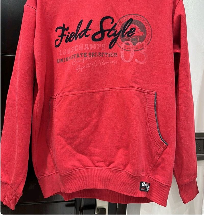 Red Trending Hoodie,Looks Cool