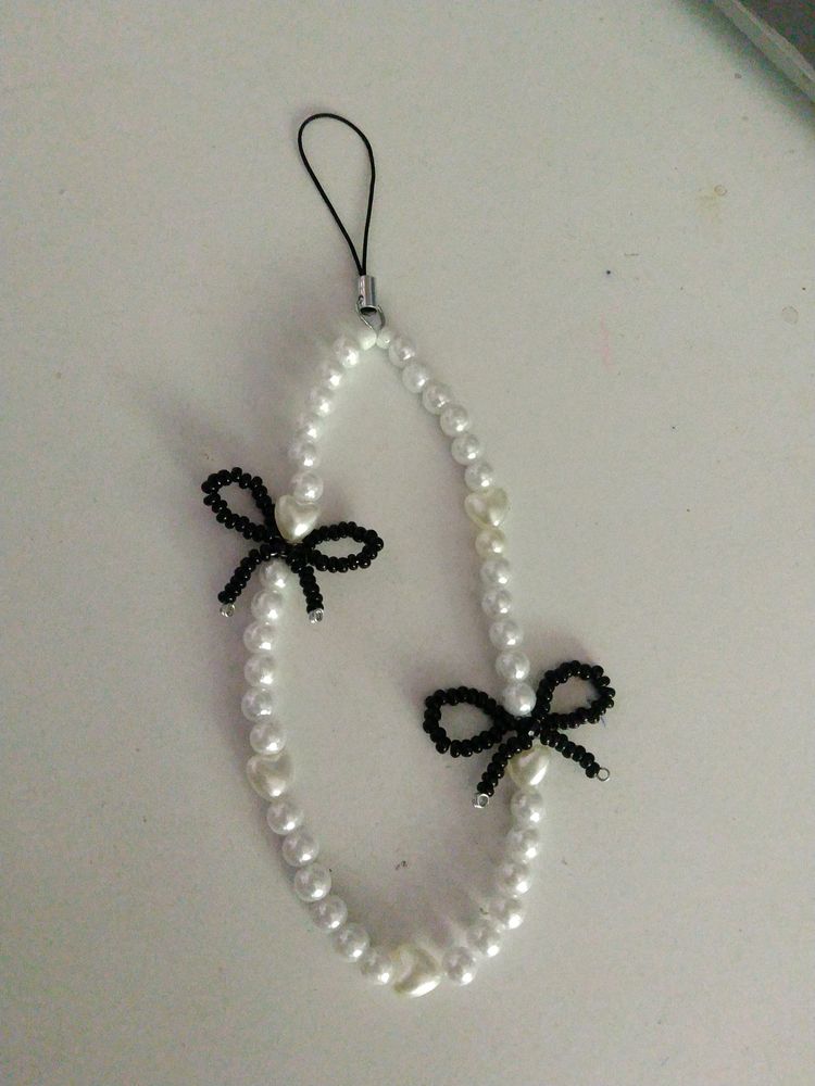 black bow Phone charm/Keychain