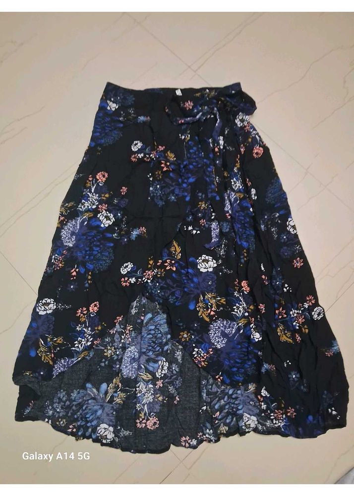 Floral Print Skirt