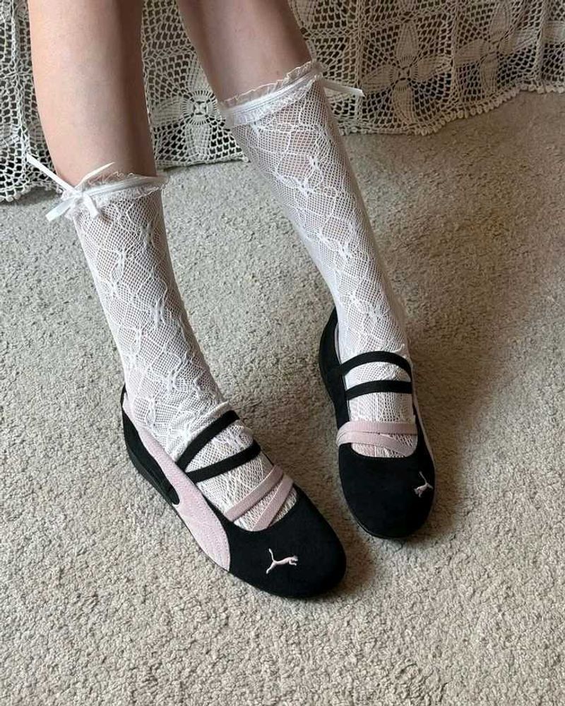 Puma Speedcat Ballet -(White N Back)