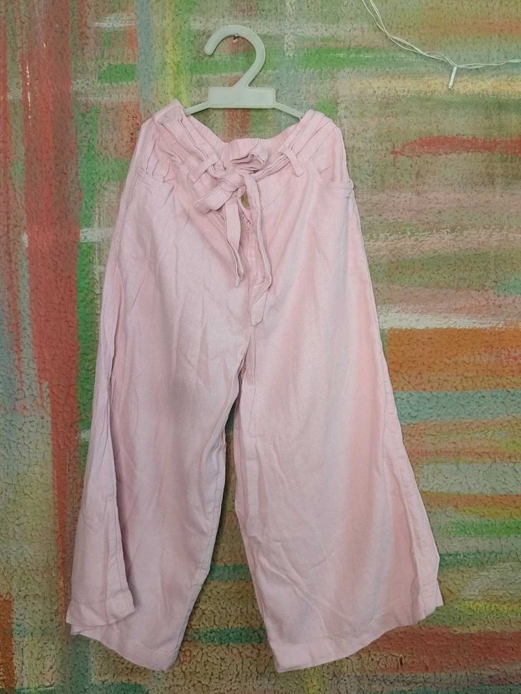 Pink Culottes Pants
