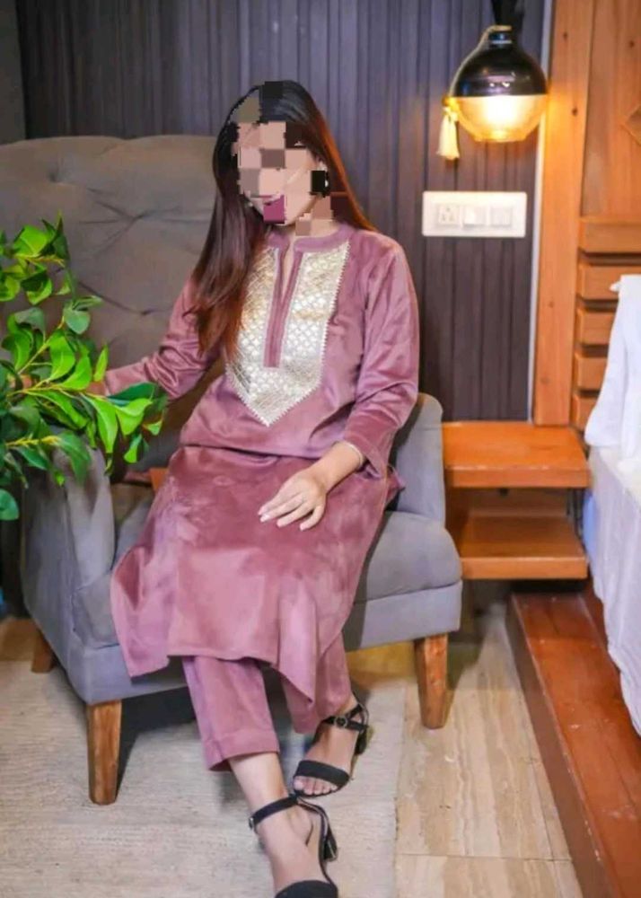 Brand New Velvet Coard Set