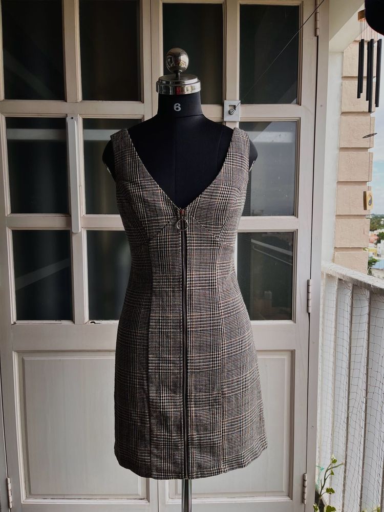 Plaid Mini Dress