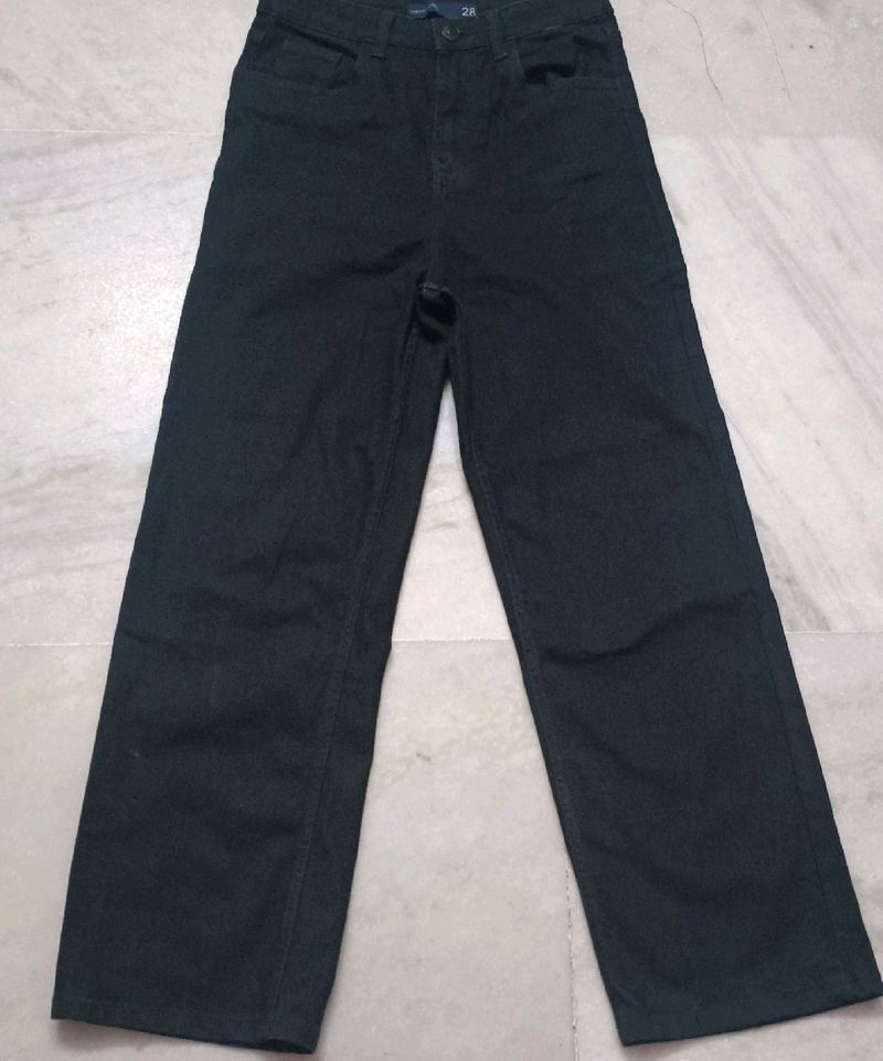 Black Wide Leg Jeans