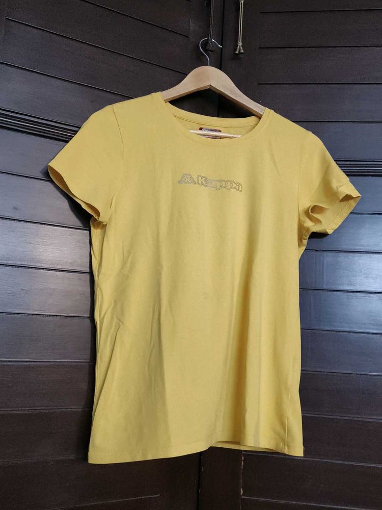 Yellow Kappa T-shirt