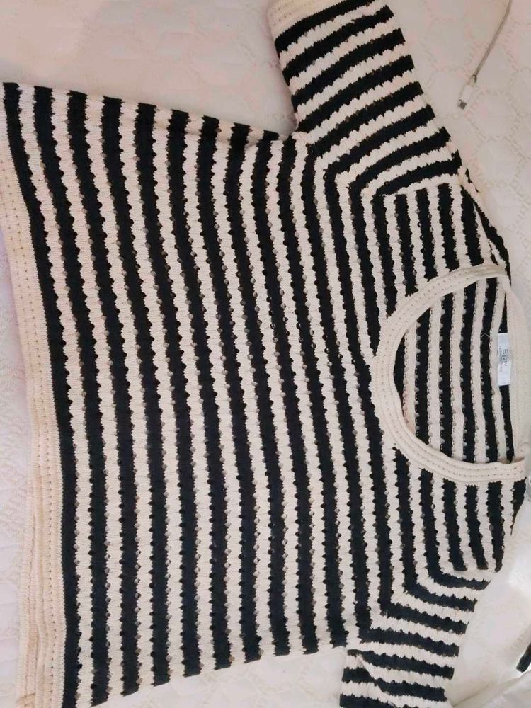 Striped Knit Top