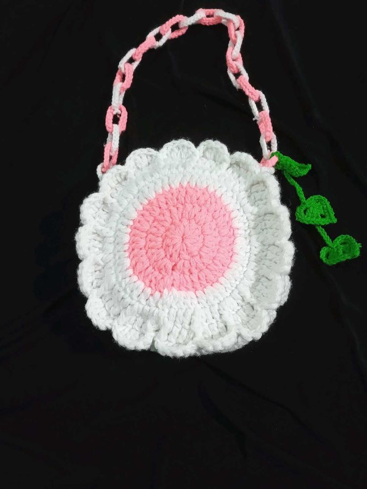 Crochet Daisy Flower Bag