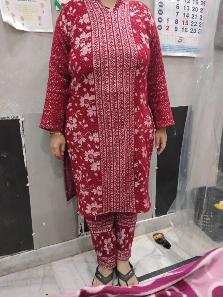 Woolen Kurta Set