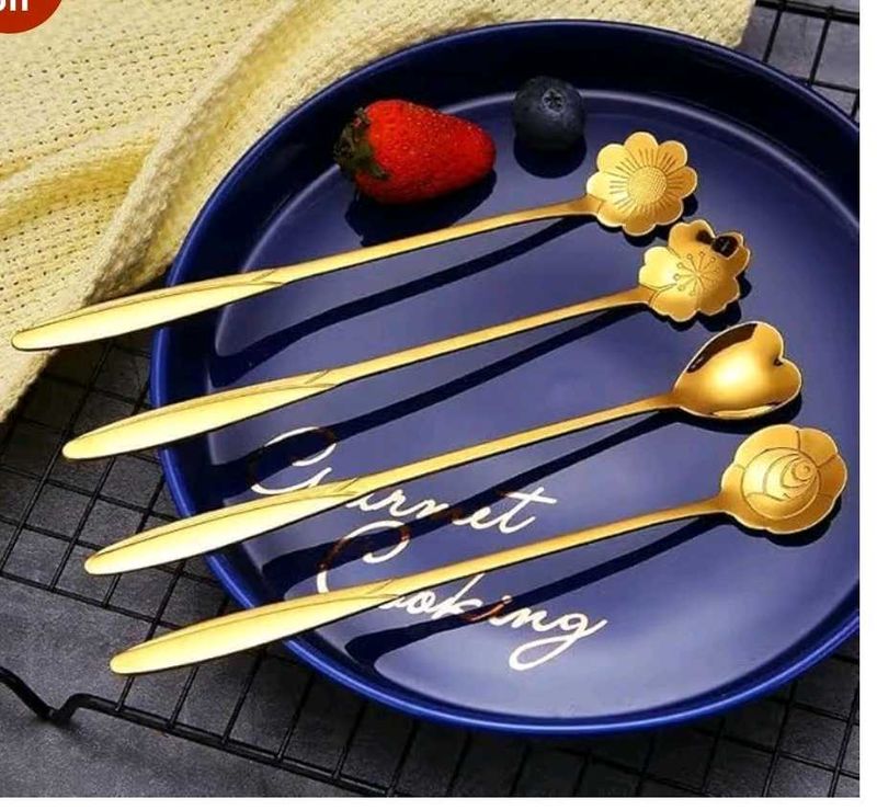 ❤️✅NEW Floral Dessert Spoons (Set of 4)✅❤️