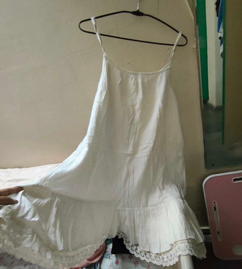 White Babydoll Slip Dress